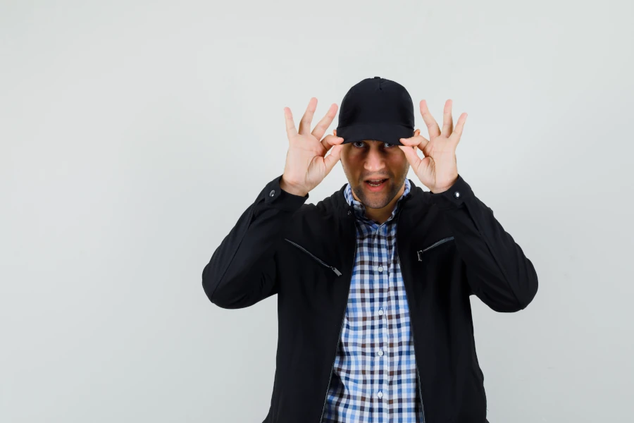 Black Sweater with Cargo Pants - Image 2